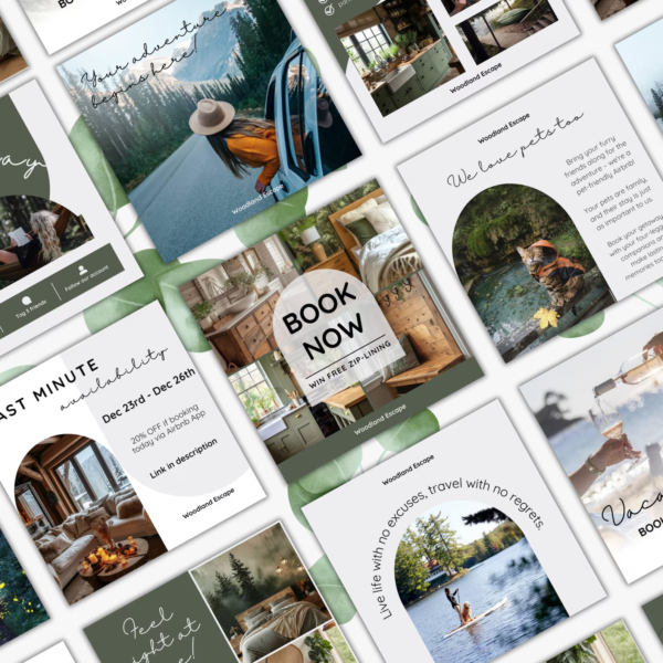 Airbnb Instagram Post Template Pack