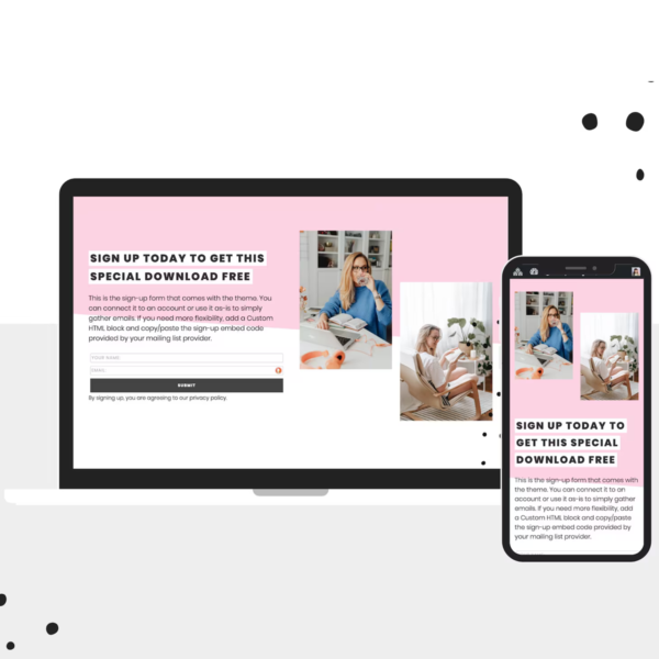 Elegant Pink Sales Funnel Templates - Image 3